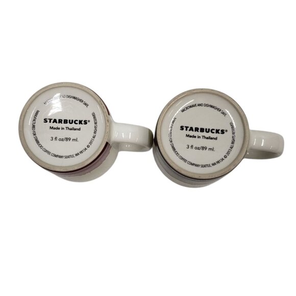 Starbucks London and England Espresso Mug Set of 2 Cream and Brown - Picture 8 of 12